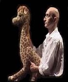 Farid Chopel et sa girafe 